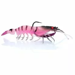 Chasebaits Flick Prawn Soft Weedless Lure -Deals Fishing ReelsStore Chasebaits Flick Prawn Pink Tiger 800x800 1
