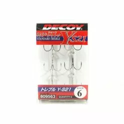 Decoy Y-S21 Wide Eye Treble Hooks -Deals Fishing ReelsStore Decoy Silver Treble Hooks y s21 800x800 1