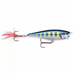 Rapala Skitter Pop Surface Popper Fishing Lure -Deals Fishing ReelsStore Rapala Skitter Pop Striped Hot Blue 800x800 1